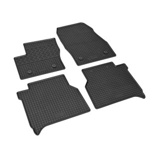 Gummimatten für FORD Transit Connect ab 2019 - 5Sitze - schwarz, 1,5 cm Rand