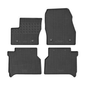 Gummimatten für FORD Transit Connect ab 2019 - 5Sitze - schwarz, 1,5 cm Rand