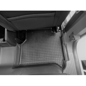 Gummimatten für FORD Transit Connect ab 2019 - 5Sitze - schwarz, 1,5 cm Rand