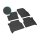 Gummimatten für FORD Transit Connect ab 2019 - 5Sitze - schwarz, 1,5 cm Rand