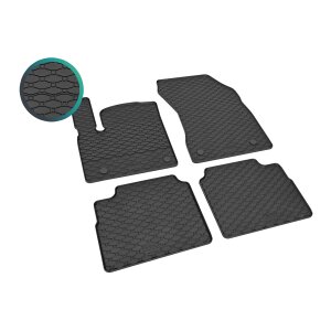 Gummimatten für Nissan X-Trail e-POWER ab 2023 - schwarz, 1,5 cm Rand