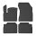 Gummimatten für Nissan X-Trail e-POWER ab 2023 - schwarz, 1,5 cm Rand