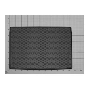 Kofferraumwanne für MERCEDES B-Klasse W246 ab 2011 bis 2019 - schwarz, rutschfest, wasserdicht, 1,5 cm rand,