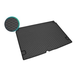 Kofferraumwanne für Citroen Berlingo ab 2008 bis 2018 | 5Sitze - schwarz, rutschfest, wasserdicht, 1,5 cm rand,