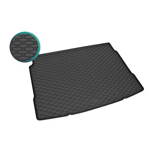 Kofferraumwanne für Renault Austral ab 2023 - schwarz, rutschfest, wasserdicht, 1,5 cm rand,
