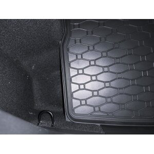 Kofferraumwanne für Renault Austral ab 2023 - schwarz, rutschfest, wasserdicht, 1,5 cm rand,