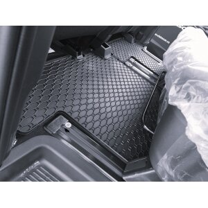 Gummimatten für HYUNDAI Staria ab 2022 - 9 Sitze - schwarz, 1,5 cm Rand