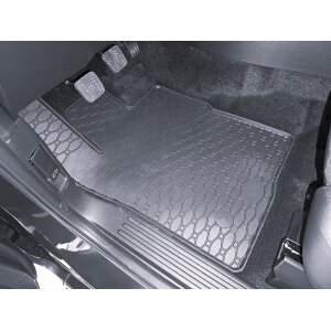 Gummimatten für VW Amarok ab 2023 - schwarz, 1,5 cm Rand