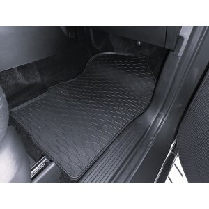 Gummimatten für Ford Ranger ab 2023 - schwarz, 1,5 cm Rand