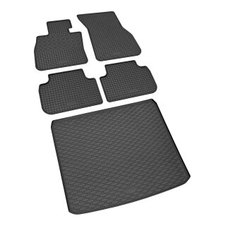Ein Set passend für BMW 2 Gran Coups (F44) ab 2020 - Gummi- und Kofferraumwanne