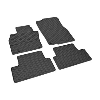 Gummimatten für Mazda CX-60 / CX-60 PHEV ab 2022 - schwarz, 1,5 cm Rand