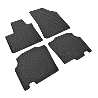 Gummimatten für RENAULT Kangoo ab 2022 - 5Sitze - schwarz, 1,5 cm Rand