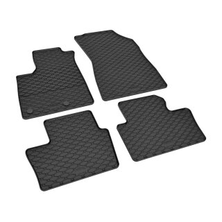 Gummimatten für Renault Austral MHEV ab 2023 - schwarz, 1,5 cm Rand