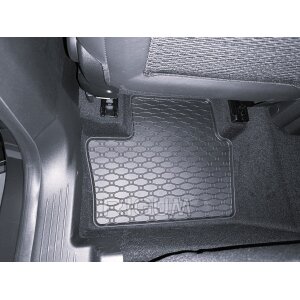 Gummimatten für Renault Austral MHEV ab 2023 - schwarz, 1,5 cm Rand