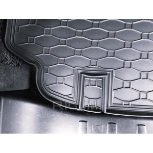 Kofferraumwanne für BMW X3 ab 2004 bis 2010 - schwarz, rutschfest, wasserdicht, 1,5 cm rand,