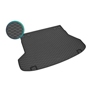 Kofferraumwanne für Kia Ceed SW ab 2012 bis 2018 - schwarz, rutschfest, wasserdicht, 1,5 cm rand,