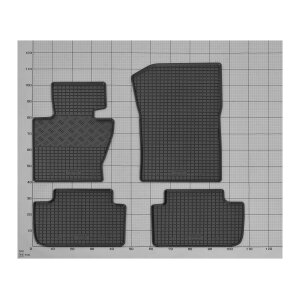 Ein Set passend für BMW X3 ab 2004 bis 2010 - Gummi- und Kofferraumwanne
