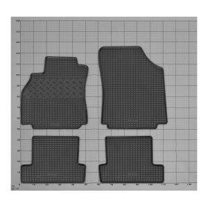 Ein Set passend für RENAULT Megane Schrägheck ab 2009 bis 2016 - Gummi- und Kofferraumwanne