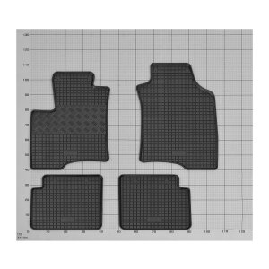 Ein Set passend für Fiat Panda ab 2012 - Gummi- und Kofferraumwanne