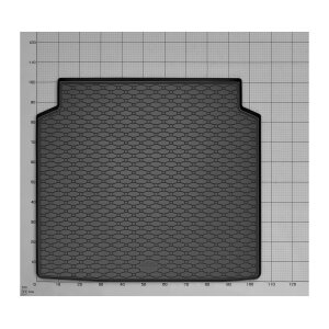 Kofferraumwanne für Peugeot 408 ab 2023 - schwarz, rutschfest, wasserdicht, 1,5 cm rand,