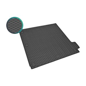 Kofferraumwanne für MERCEDES E-Klasse Combi ab 2009 bis 2015 - schwarz, rutschfest, wasserdicht, 1,5 cm rand,