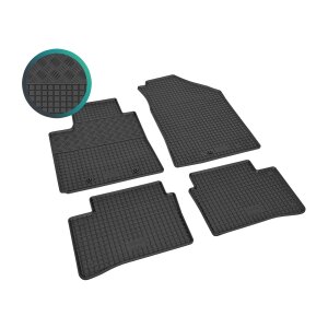 Ein Set passend für Hyundai i10 ab 2014 / ab 2020 - Gummi- und Kofferraumwanne
