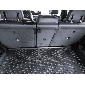 Kofferraumwanne für BMW X7 G07 ab 2019 / ab 2022 - schwarz, rutschfest, wasserdicht, 1,5 cm rand,