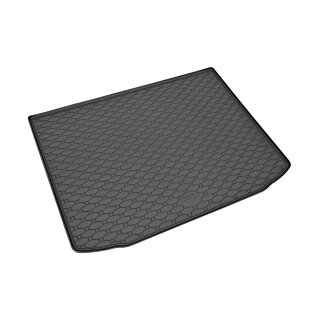Kofferraumwanne für Mitsubishi ASX ab 2010 bis 2023 - schwarz, rutschfest, wasserdicht, 1,5 cm rand,