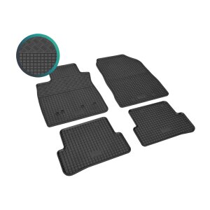 Ein Set passend für Renault Clio IV Schrägheck ab 2012 bis 2018 - Gummi- und Kofferraumwanne