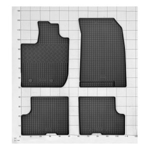 Ein Set passend für Dacia Duster 4x4 / 4x2 LPG ab 2018 bis 2024 - Gummi- und Kofferraumwanne