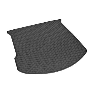 Kofferraumwanne für Ford Mondeo Turnier ab 2007 /ab 2014 | Notrad - schwarz, rutschfest, wasserdicht, 1,5 cm rand,