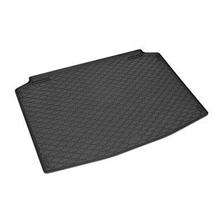 Kofferraumwanne für Peugeot 308 Schrägheck ab 2013 / ab 2021 - schwarz, rutschfest, wasserdicht, 1,5 cm rand,