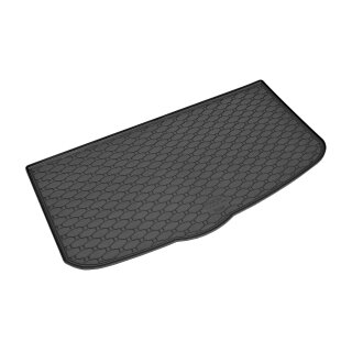 Kofferraumwanne für Hyundai i10 ab 2020 | OHNE ZWISCHENBODEN - schwarz, rutschfest, wasserdicht, 1,5 cm rand,