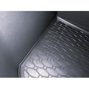 Kofferraumwanne für Hyundai i10 ab 2020 | OHNE ZWISCHENBODEN - schwarz, rutschfest, wasserdicht, 1,5 cm rand,