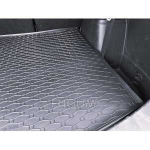 Kofferraumwanne für Mitsubishi Outlander ab 2012 / ab 2015 / ab 2012- PHEV - schwarz, rutschfest, wasserdicht, 1,5 cm rand,