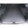 Kofferraumwanne für Volvo XC90 ab 2015 | XC90 PHEV 2025- 7 seats - 3rd row folded | XC90 2025- 7 seats - 3rd row folded - schwarz, rutschfest, wasserdicht, 1,5 cm rand,
