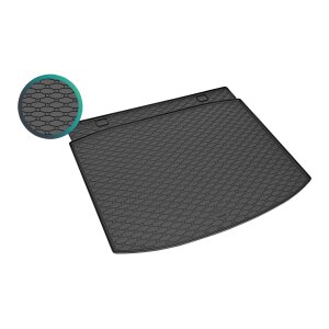 Kofferraumwanne für Honda CR-V ab 2019 bis 2023 | Ober oder untere position - schwarz, rutschfest, wasserdicht, 1,5 cm rand,