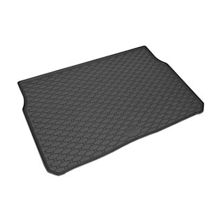 Kofferraumwanne für Peugeot 208 Schrägheck ab 2012 bis 2018 - schwarz, rutschfest, wasserdicht, 1,5 cm rand,