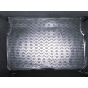 Kofferraumwanne für Peugeot 208 Schrägheck ab 2012 bis 2018 - schwarz, rutschfest, wasserdicht, 1,5 cm rand,
