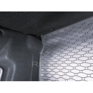 Kofferraumwanne für Peugeot 208 Schrägheck ab 2012 bis 2018 - schwarz, rutschfest, wasserdicht, 1,5 cm rand,