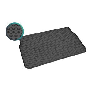 Kofferraumwanne für Citroen C3 ab 2017 / ab 2022 - schwarz, rutschfest, wasserdicht, 1,5 cm rand,