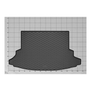 Kofferraumwanne für Subaru Impreza ab 2018 - schwarz, rutschfest, wasserdicht, 1,5 cm rand,