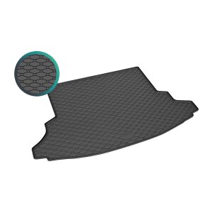 Kofferraumwanne für Subaru Impreza ab 2018 - schwarz, rutschfest, wasserdicht, 1,5 cm rand,