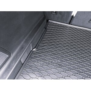 Kofferraumwanne für Ford S-Max ab 2015 | 5SItze - schwarz, rutschfest, wasserdicht, 1,5 cm rand,