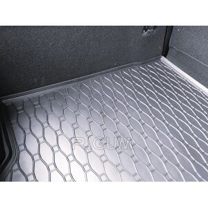 Kofferraumwanne für Mitsubishi Colt ab 2024 | OHNE ZWISCHENBODEN - schwarz, rutschfest, wasserdicht, 1,5 cm rand,