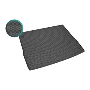 Kofferraumwanne für Ford Focus Kombi ab 2005 / ab 2011 - schwarz, rutschfest, wasserdicht, 1,5 cm rand,