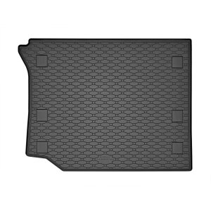 Kofferraumwanne für Jeep Wrangler ab 2006/ ab 2019 | 5TĂĽren - schwarz, rutschfest, wasserdicht, 1,5 cm rand,