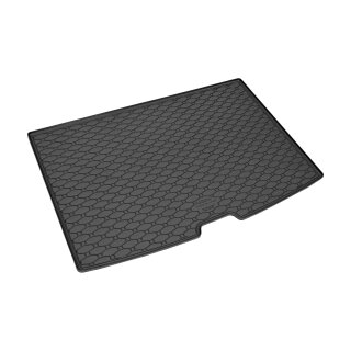 Kofferraumwanne für Nissan Juke / Juke Hybrid ab 2020 | OBERE ODER UNTERE POSITION - schwarz, rutschfest, wasserdicht, 1,5 cm rand,