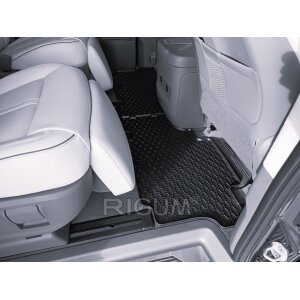 Gummimatten für Hyundai Staria ab 2022 / 7 Sitzer - schwarz, 1,5 cm Rand