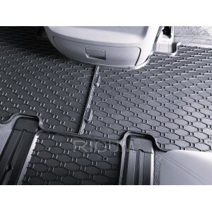 Gummimatten für Hyundai Staria ab 2022 / 7 Sitzer - schwarz, 1,5 cm Rand